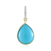 Sleeping Beauty-Türkis-Goldanhänger
