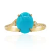 Sleeping Beauty-Türkis-Goldring (Smithsonian)