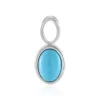 Sleeping Beauty-Türkis-Silberanhänger