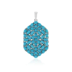 Sleeping Beauty-Türkis-Silberanhänger (Faszination Türkis)