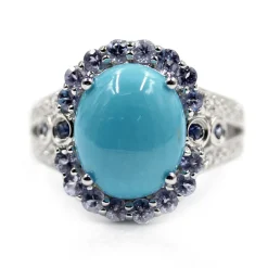 Sleeping Beauty-Türkis-Silberring (Faszination Türkis)