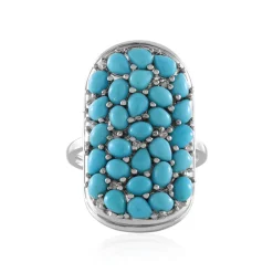 Sleeping Beauty-Türkis-Silberring (Faszination Türkis)