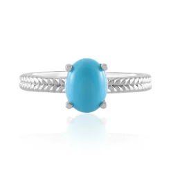 Sleeping Beauty-Türkis-Silberring (Faszination Türkis)