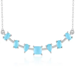 Sleeping Beauty-Türkis-Silbercollier (Faszination Türkis)