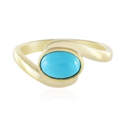 Sleeping Beauty-Türkis-Silberring