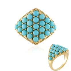 Sleeping Beauty-Türkis-Silberring (Faszination Türkis)