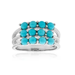 Sleeping Beauty-Türkis-Silberring (Faszination Türkis)