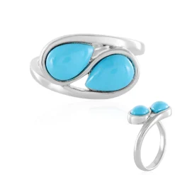 Sleeping Beauty-Türkis-Silberring (Faszination Türkis)