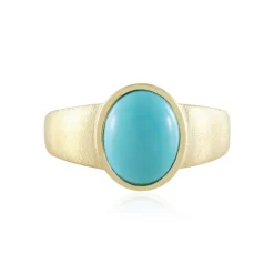 Sleeping Beauty-Türkis-Silberring