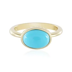 Sleeping Beauty-Türkis-Silberring