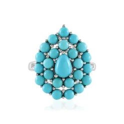 Sleeping Beauty-Türkis-Silberring (Faszination Türkis)