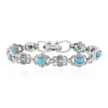 Sleeping Beauty-Türkis-Silberarmband (Desert Chic)