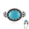 Sleeping Beauty-Türkis-Silberring (Desert Chic)