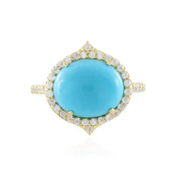 Sleeping Beauty-Türkis-Silberring (Faszination Türkis)