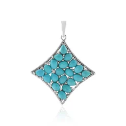 Sleeping Beauty-Türkis-Silberanhänger (Faszination Türkis)