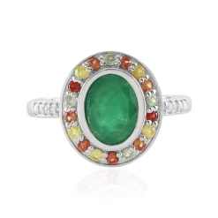 Socoto-Smaragd-Silberring