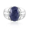 Sodalith-Herren-Silberring
