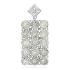 Spektrolith-Silberanhänger