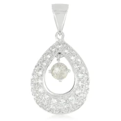 Spektrolith-Silberanhänger