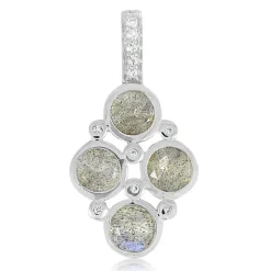 Spektrolith-Silberanhänger