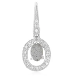 Spektrolith-Silberanhänger