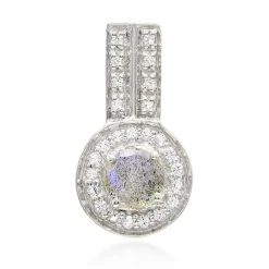 Spektrolith-Silberanhänger