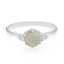 Spektrolith-Silberring