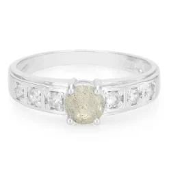 Spektrolith-Silberring