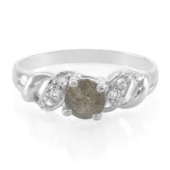 Spektrolith-Silberring