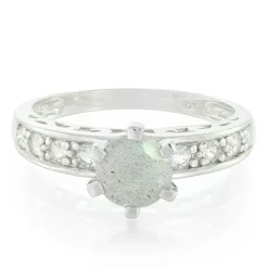 Spektrolith-Silberring