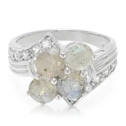 Spektrolith-Silberring