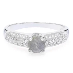 Spektrolith-Silberring