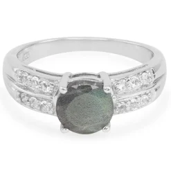 Spektrolith-Silberring