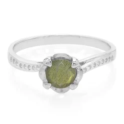 Spektrolith-Silberring