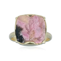 Sulawesi-Rhodonit-Silberring (Bali Barong)