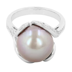 Süßwasserzuchtperlen-Goldring