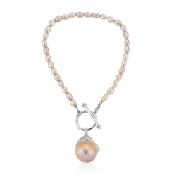 Süßwasserzuchtperlen-Silberarmband (TPC)