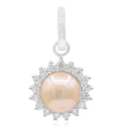 Süßwasserzuchtperlen-Silberanhänger (TPC)