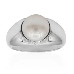 Süßwasserzuchtperlen-Silberring (TPC)