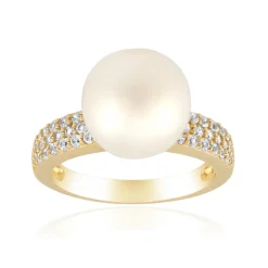 Süßwasserzuchtperlen-Silberring