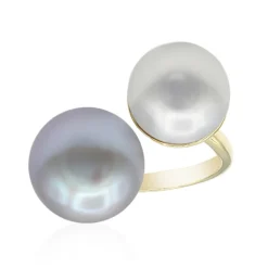 Süßwasserzuchtperlen-Silberring (TPC)