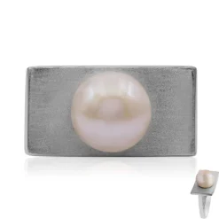 Süßwasserzuchtperlen-Silberring (TPC)