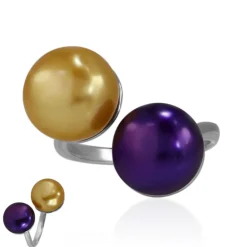 Süßwasserzuchtperlen-Silberring (TPC)