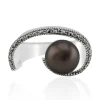Tahitiperlen-Silberring (Annette classic)