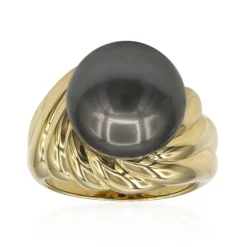 Tahitiperlen-Silberring (TPC)