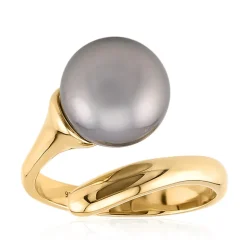 Tahitiperlen-Silberring (TPC)