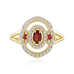 Tansania-Rubin-Silberring