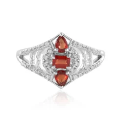 Tansania-Rubin-Silberring