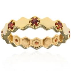 Tansania-Rubin-Silberring