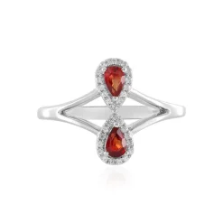 Tansania-Rubin-Silberring